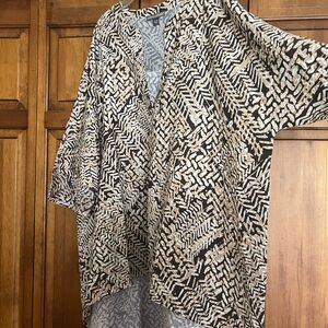 Jessica Howard Womens 20W Tunic, new with bag, linen, rayon & polyester